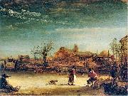 Winter landscape Rembrandt Peale